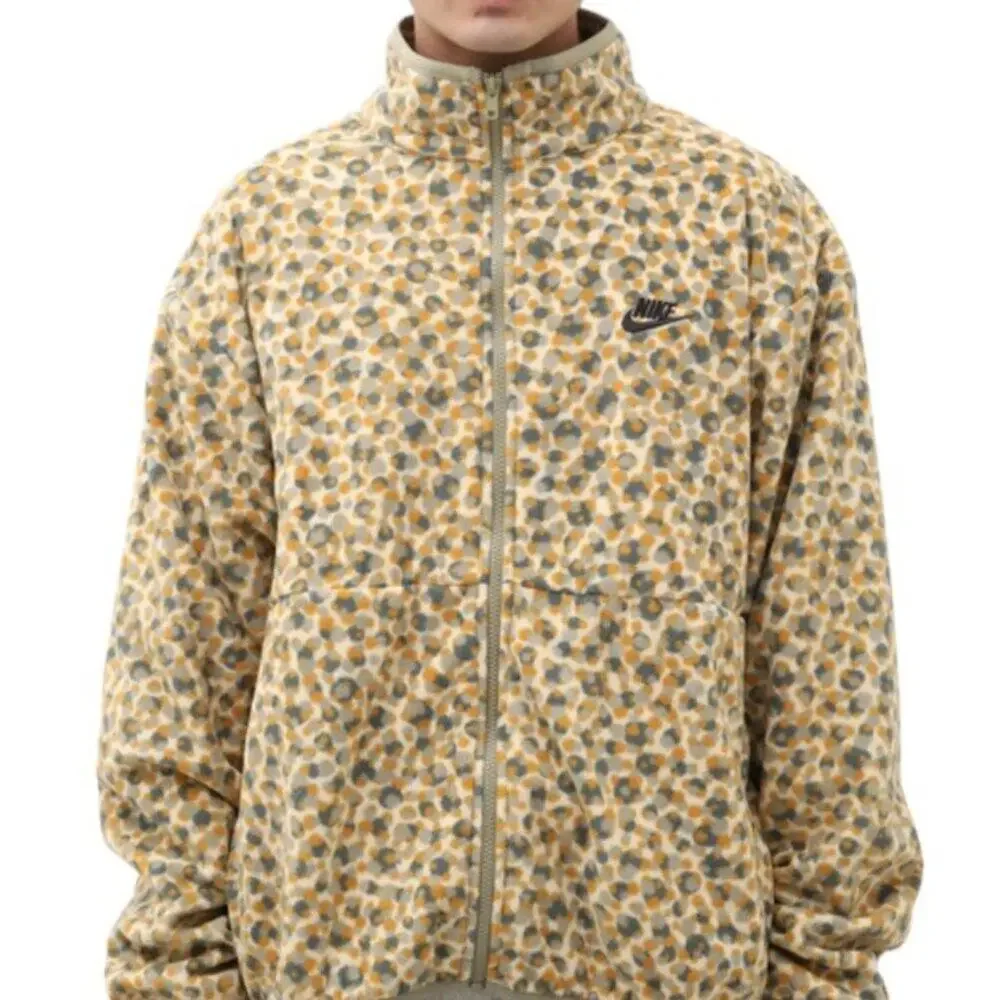 NIKE Club Fleece Full Zip Jacket in Team Gold/Neutral Olive MEN'S M